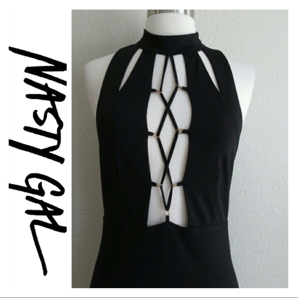 💕SALE💕 Nasty Gal Black Dance & Marvel sexy Dress - Picture 2 of 8